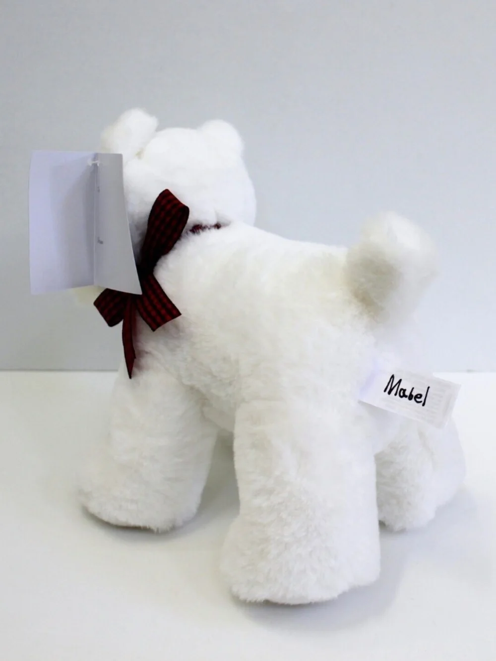 Aurora Mabel the White Scotty Puppy Dog Plush Stuffed Animal 10